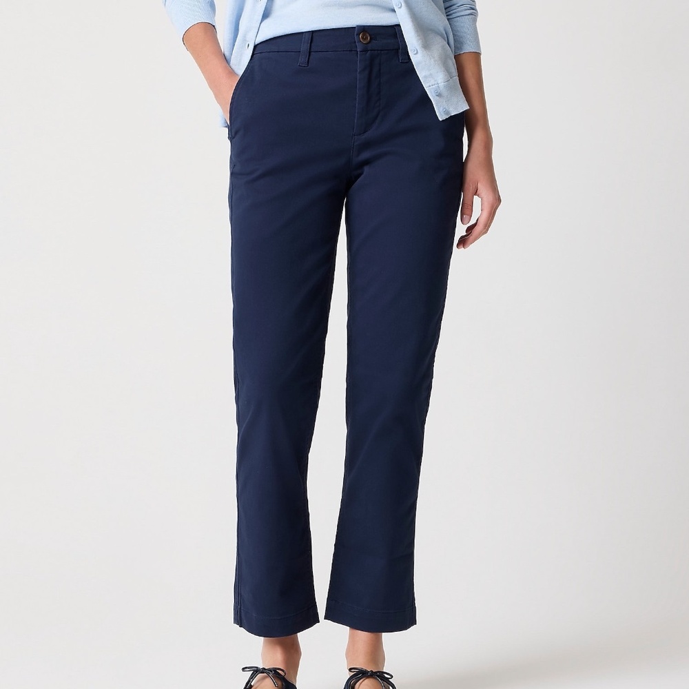 J. Crew Women's Straight Leg Pants in Navy